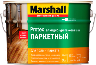 

Лак MARSHALL, Бесцветный, Protex паркетный