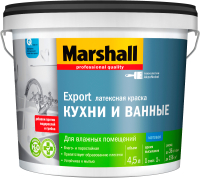 Краска MARSHALL Export Кухни и Ванные (4.5л, матовый белый) - 