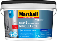 Краска MARSHALL Export-2 Латексная (2.5л, глубокоматовый белый) - 
