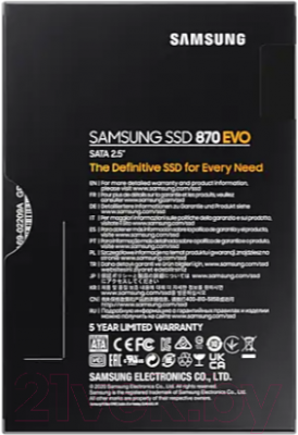 SSD диск Samsung 870 Evo Plus 2 TB (MZ-77E2T0BW)