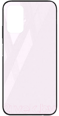 Чехол-накладка Case Glassy для Huawei P40 Pro (белый)