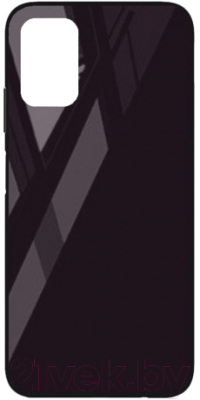 Чехол-накладка Case Glassy для Huawei P40 Pro (черный)