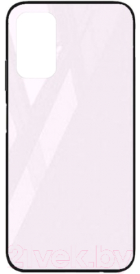 Чехол-накладка Case Glassy для Huawei P40 (белый)