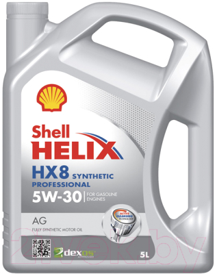 Моторное масло Shell Helix HX8 Professional AG 5W30 (5л)