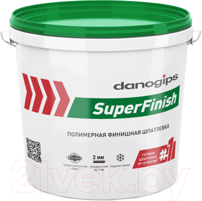 Шпатлевка готовая Danogips SuperFinish (5кг)