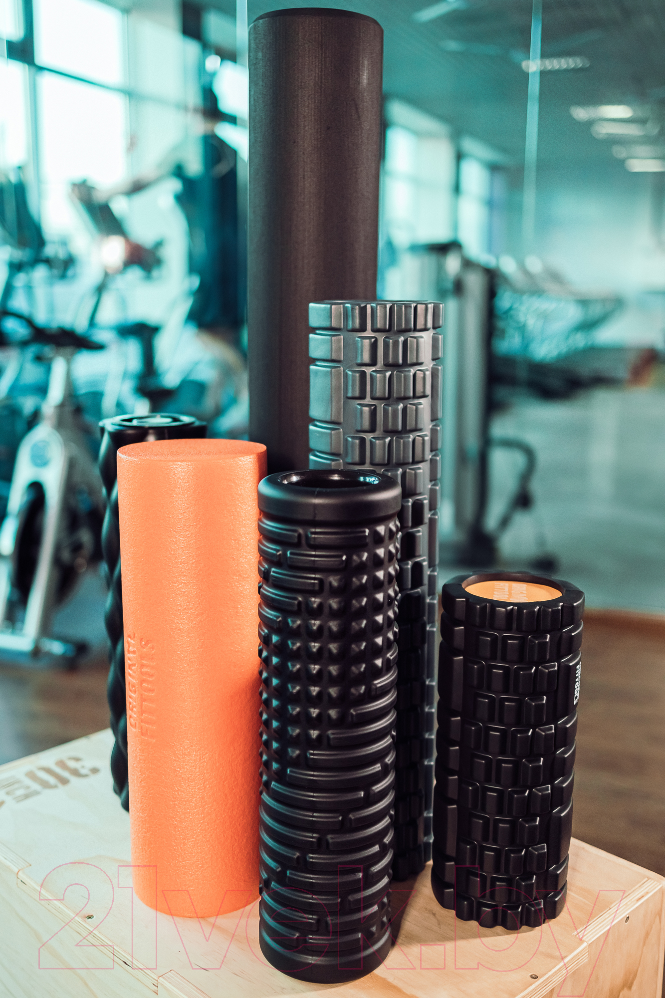 Валик для фитнеса Original FitTools Eva / FT-YGR-90-15-H — фото 4