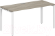 Письменный стол Norden 140x70x75 / SG.205.OL.63.WH (белый/дуб светлый) - 