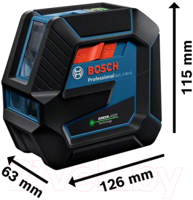 Лазерный нивелир Bosch GCL 2-50 G (0.601.066.M01)