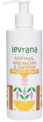 Мыло жидкое Levrana Корица апельсин и пачули (250мл)