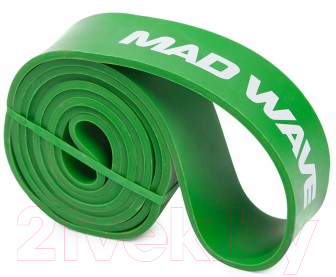 Эспандер Mad Wave Long Resistance Band (22.7-54.5кг, зеленый)