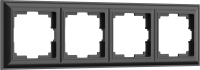 Рамка для выключателя Werkel W0031108 / a051440 (черный / стекло) - 