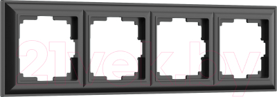 Рамка для выключателя Werkel W0031108 / a051440 (черный / стекло)