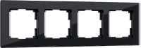 Рамка для выключателя Werkel W0041108 / a051436 (черный / стекло) - 