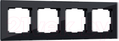 Рамка для выключателя Werkel W0041108 / a051436 (черный / стекло)