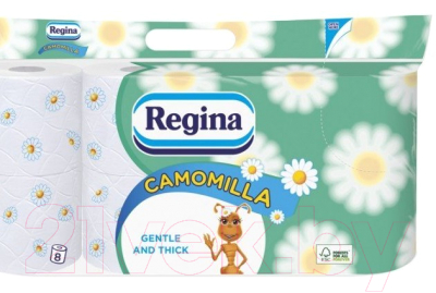 Туалетная бумага Regina Camomilla (8рул)