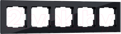 Рамка для выключателя Werkel W0051108 / a051437 (черный / стекло)