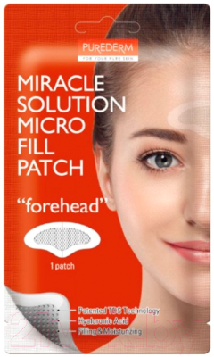 

Маска для лица тканевая Purederm, Miracle Solution Micro Fill patch Forehead