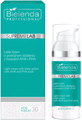 Крем для лица Bielenda Professional Supremelab Acid Fusion 3.0 Легкий с кислотами AHA и PHA (50мл)