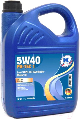 Моторное масло Kuttenkeuler PD-Tec 1 5W40 / 309234 (5л)