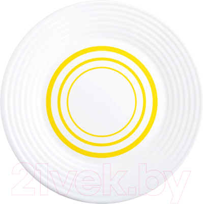 Тарелка столовая обеденная Luminarc Harena L8385 (желтый)
