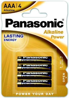Комплект батареек Panasonic Alkaline Power LR03/4BL (4шт)
