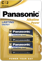 Комплект батареек Panasonic Alkaline Power LR14/2BL (2шт) - 