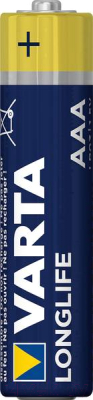 Комплект батареек Varta Longlife ААА1 5V / 4008496807802 (12шт)