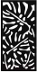 Декор настенный Arthata Листья 30x60-B / 034-1 (черный) - 