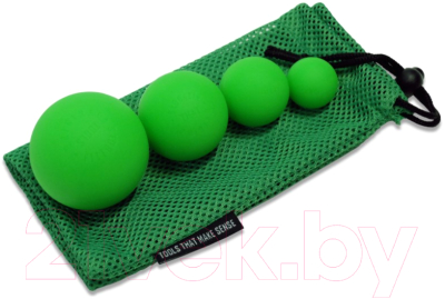 Комплект массажных мячей Original FitTools FT-4LCBS (4шт)