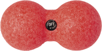 Массажный мяч Original FitTools FT-EPP-126PB (сдвоенный, розовый) - 