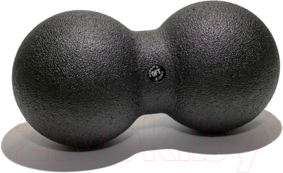Массажный мяч Original FitTools FT-EPP-2412PB (сдвоенный, черный)