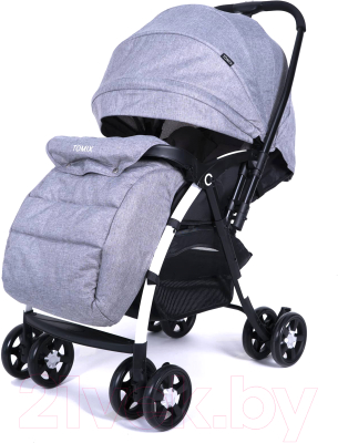 Детская прогулочная коляска Tomix Carri HP-712ZG / 928446 (серый)