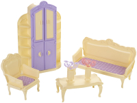 Комплект аксессуаров для кукольного домика Огонек Гостиная комната. Маленькая принцесса / С-1523 - 
