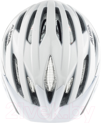 Защитный шлем Alpina Sports Haga / A9742-31 (р-р 58-63, белый глянцевый)