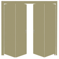 Дверной блок Та самая дверь Книга Л3 ЗАЛ 130x210 универсальная (капучино) - 