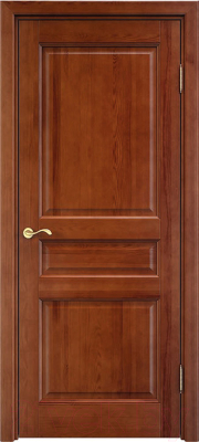 Дверной блок Та самая дверь М 1 массив сосны 80x210 правая (коньяк)