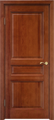 Дверной блок Та самая дверь М 1 массив сосны 80x210 левая (коньяк)
