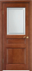 Дверной блок Та самая дверь М 2 массив сосны ЗАЛ 150x210 левая (коньяк) - 