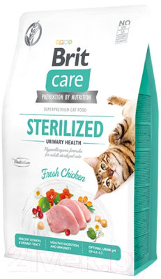 Сухой корм для кошек Brit Care Cat Grain-Free Sterilized Urinary Health / 540723 (7кг)