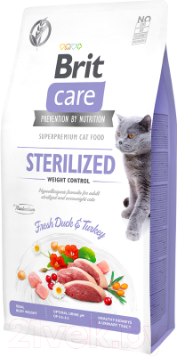 

Корм для кошек Brit, Care Cat Grain-Free Sterilized Weight Control / 540792