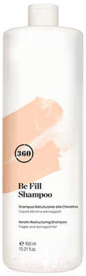 Шампунь для волос Kaaral 360 с кератином Be Fill (450мл)