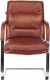 Миниатюра изображения товара Кресло офисное Бюрократ Т-9927 SL-LOW-V (светло-коричневый Leather Eichel/хром)