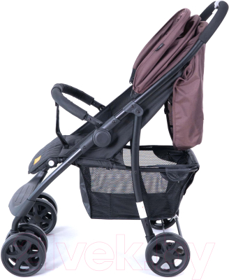 Детская прогулочная коляска Tomix City One HP-716 / 928450 (кофейный/черный)