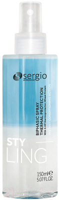 Спрей для укладки волос Sergio Professional Структурирующий двухфазный с термозащитой (150мл)