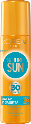 Спрей солнцезащитный L'Oreal Paris Sublime Sun загар и защита SPF30 (200мл)