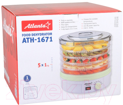 Сушилка для овощей и фруктов Atlanta ATH-1671