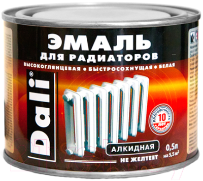 

Эмаль DALI, Белый, Для радиаторов