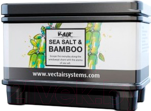 Сменный блок для освежителя воздуха Vectair Systems V-Air Solid Plus Бамбук с морской солью