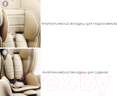 Автокресло Lorelli Mars+ SPS Isofix Grey Leather / 10071071838