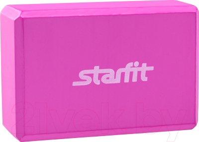 Блок для йоги Starfit FA-101 EVA (розовый)